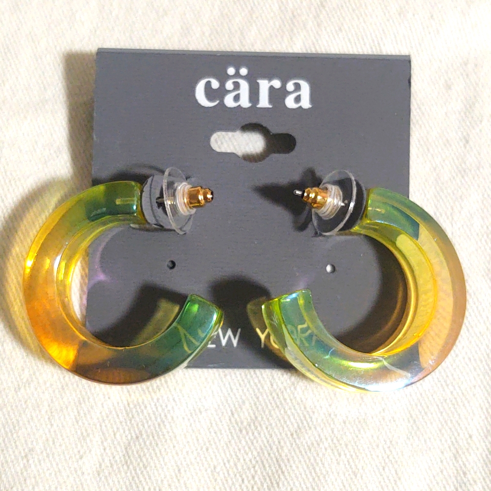 Nwt Resin Hoop Earring